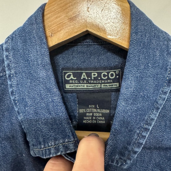 A.P.C. Kids Dark Blue Jean Jacket - Picture 4 of 7